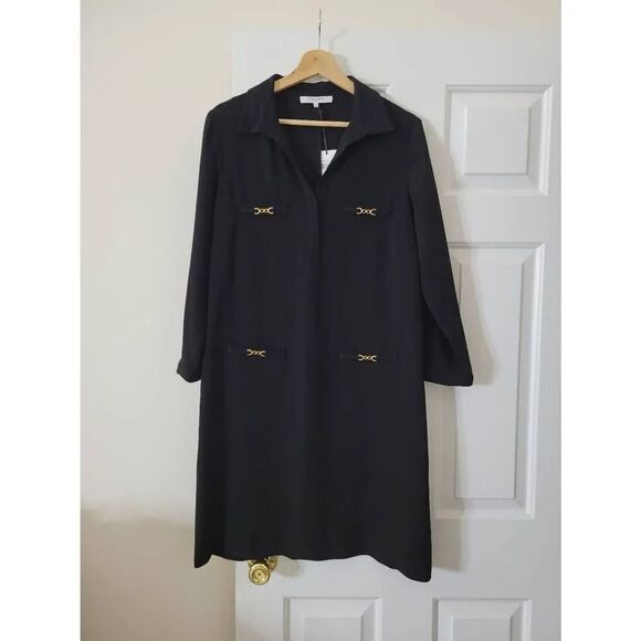Gerald darel Black Dress 42 NWT - Picture 1 of 9